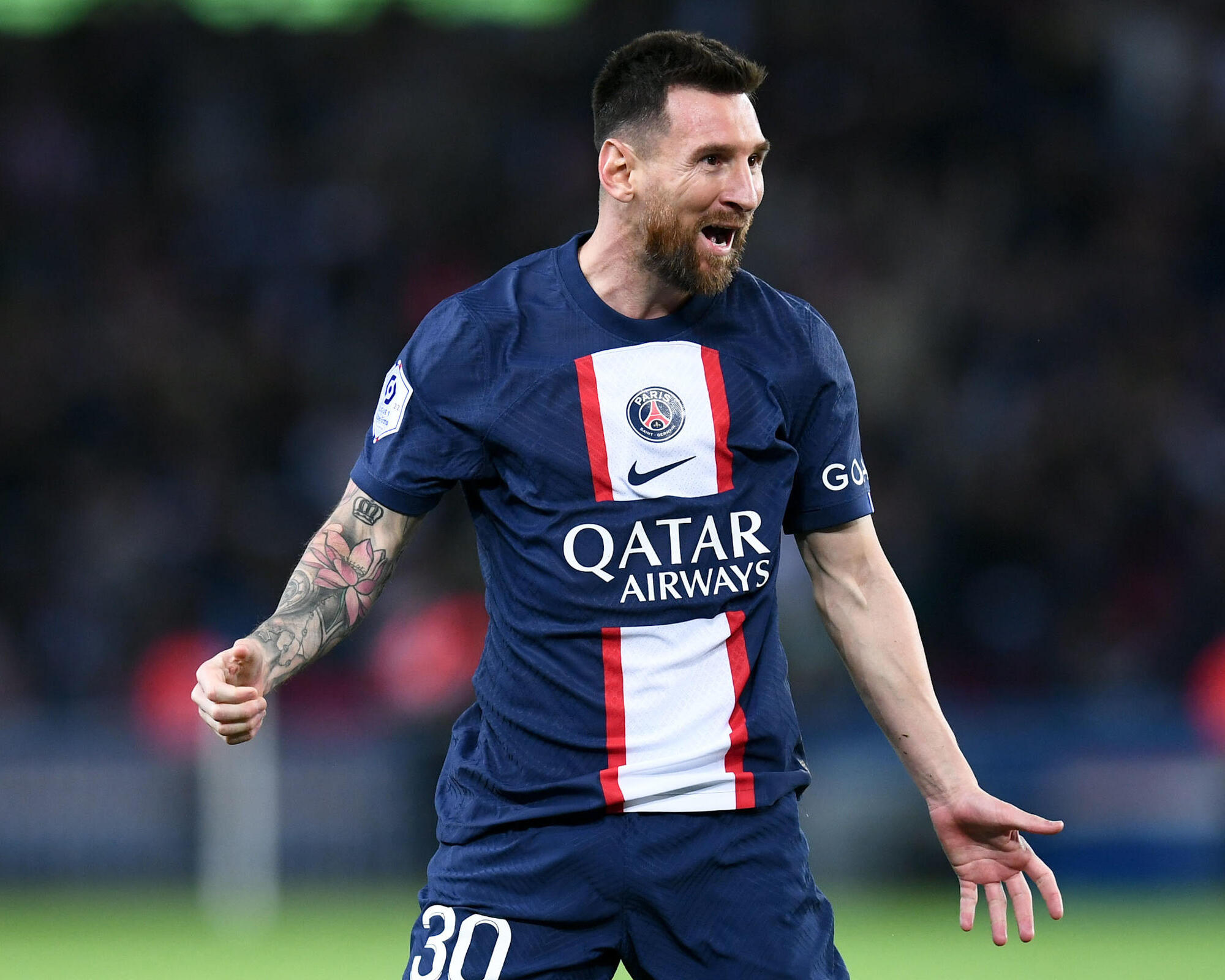 messi en el psg